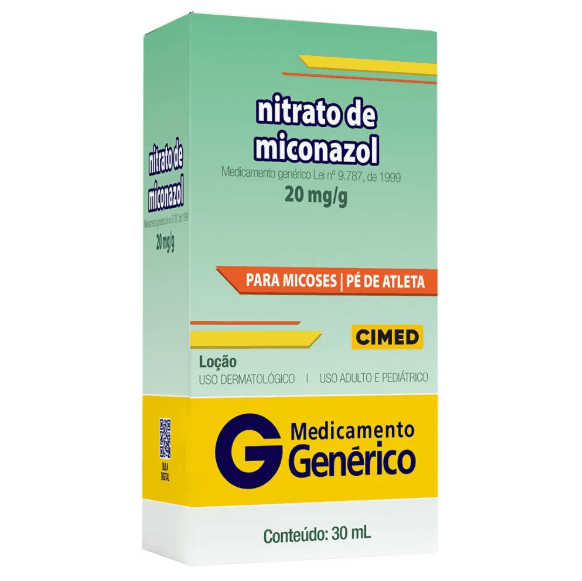 Nitrato de Miconazol Loção para Micoses Cimed 30ml